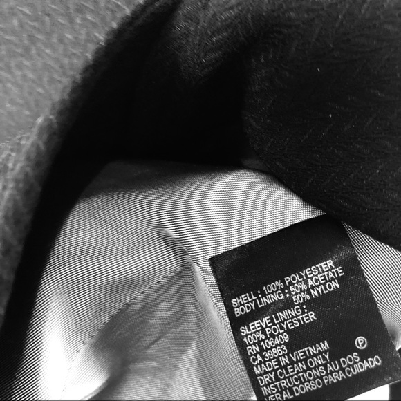 Tahari black cropped herringbone blazer - Picture 6 of 8